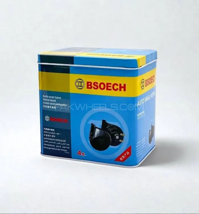 BSOECH 12v Car Horns 2 pcs  Horn with Ultra Powerful Sound 115 dB Image-1