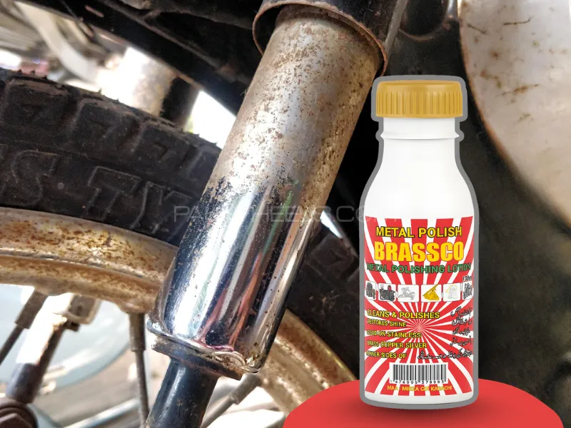 BRASSCO Metal Polish – Premium Metal Polishing Lotion for Bikes Image-1