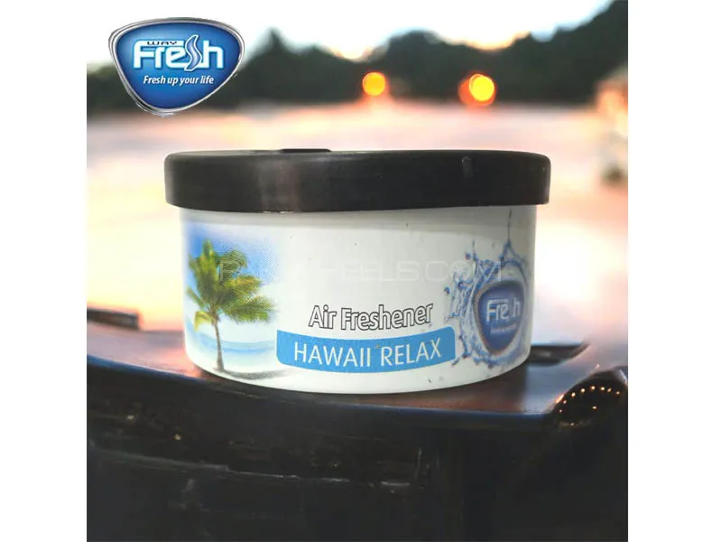 FreshWay Car Air Freshener - Hawaii Relax - Made In Europe - Long Lasting Fragrance - Car Perfume Image-1