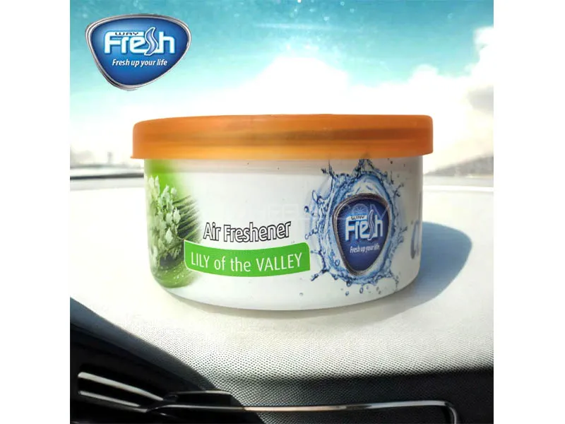 FreshWay Car AirFreshener - Lilly Valley - Made In Europe - Long Lasting Fragrance - Car Perfume Image-1