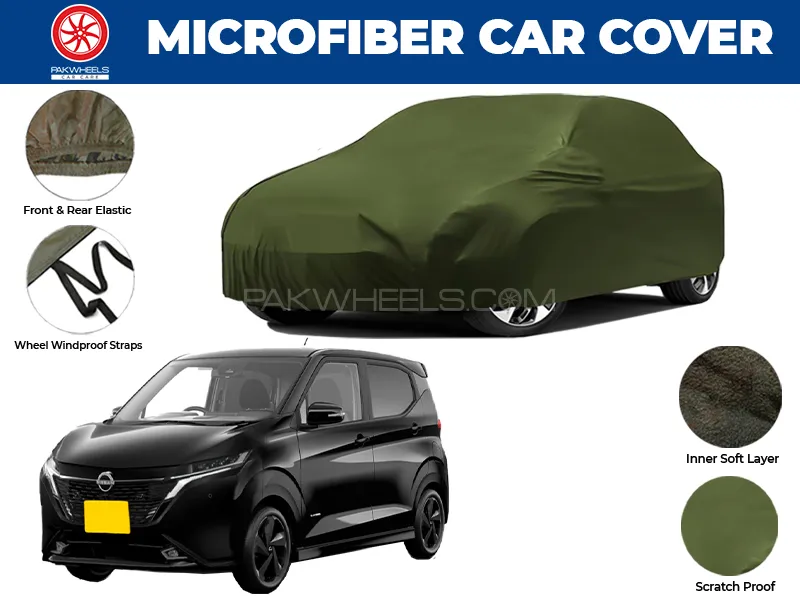 Nissan Dayz 2020-2025 | Water Repellent and Anti Scratch Microfiber Car Top Cover Image-1