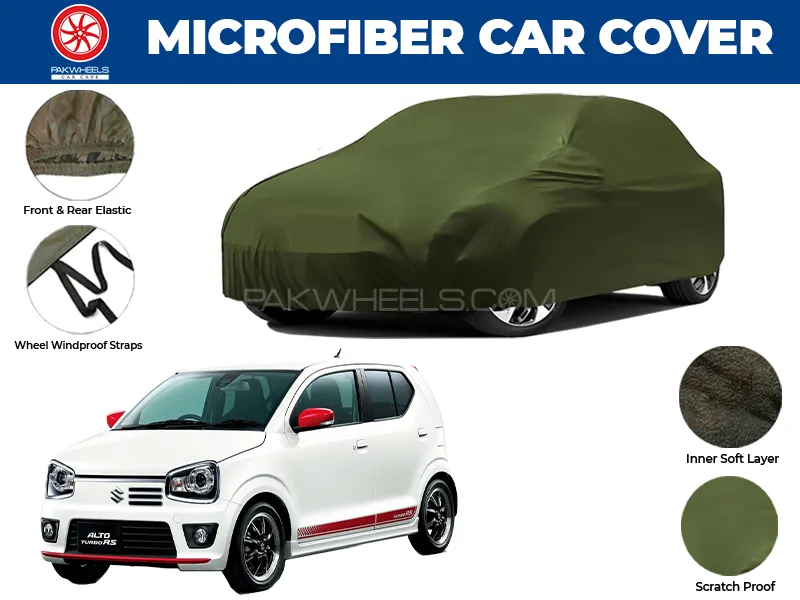 Suzuki Alto Japanese 2014-2025 | Water Repellent and Anti Scratch Microfiber Car Top Cover Image-1