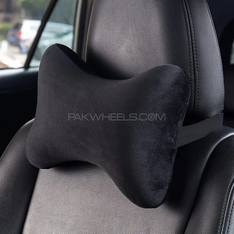 (Pack of 2) Soft Car Headrest Velvet, Portable and Washable Car Travel Neck Rest Pillow (Pack of 2) Soft Car Headrest Velvet, Portable and Washable Car Travel Neck Rest Pillow Image-2