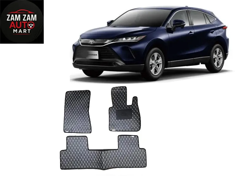 Toyota Harrier 7D Floor Mat 5Pcs - Model 2019-2022 Image-1