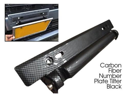Carbon Fiber | Number Plate Tilter | Black Carbon Fiber | Number Plate Tilter | Black