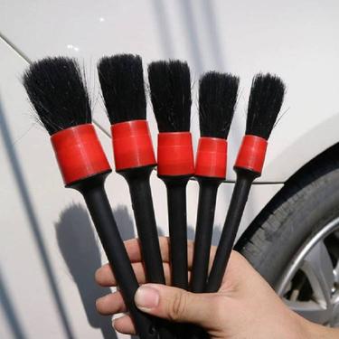 5pc Car Cleaning Tool Set Detail Brush 5pc Car Cleaning Tool Set Detail Brush