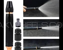 Adjustable High-Pressure Water Spray Nozzle Set – 3 Spray Modes Heavy-Duty Metal Jet Nozzle for Car  Image-1