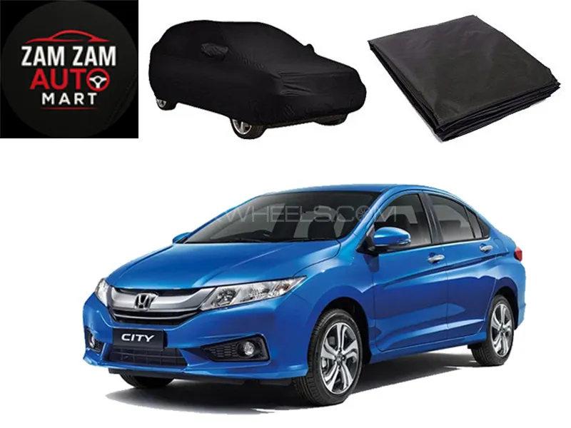 Honda City Model 2022-2025 High Quality Black Coated Top Cover Image-1
