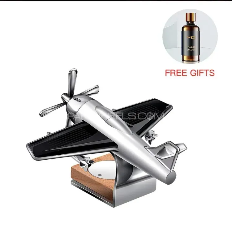 Solar Powered Aeroplane Car Air Freshener | Spinning Dashboard Design | Long-Lasting Aroma Solar Powered Aeroplane Car Air Freshener | Spinning Dashboard Design | Long-Lasting Aroma Image-2
