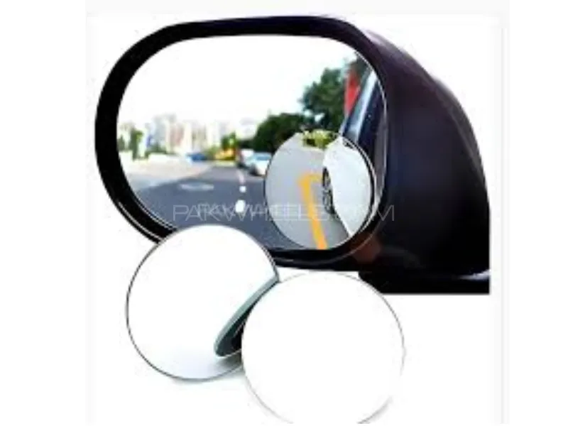 2 Pcs Adjustable Blind Spot Mirrors – 360° Rotatable Convex Side View Mirrors for Cars 2 Pcs Adjustable Blind Spot Mirrors – 360° Rotatable Convex Side View Mirrors for Cars Image-1