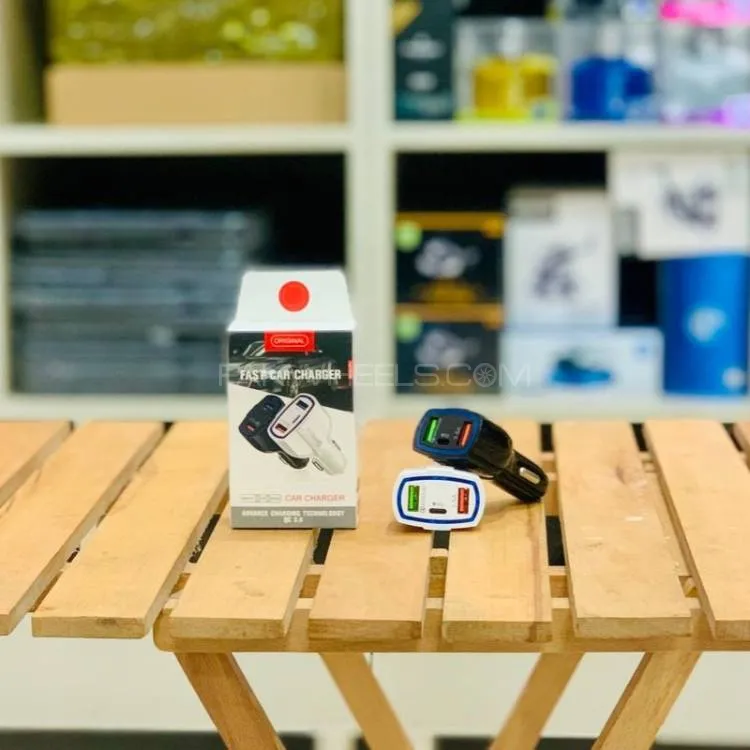 3.5 A Car Charger USB Type C Quick Charge 3.0 Fast Charging 3.5 A Car Charger USB Type C Quick Charge 3.0 Fast Charging Image-3