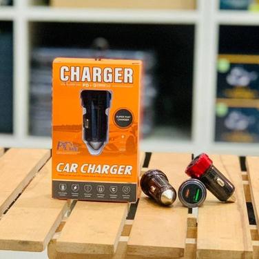 38W 2-Port PD QC3.0 Fast USB-C Car Phone Charger Adapter In Car 38W 2-Port PD QC3.0 Fast USB-C Car Phone Charger Adapter In Car