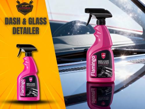 Flamingo Dash & Glass Detailer – Interior Shine & Cleaner Spray | AutoManPK Flamingo Dash & Glass Detailer – Interior Shine & Cleaner Spray | AutoManPK