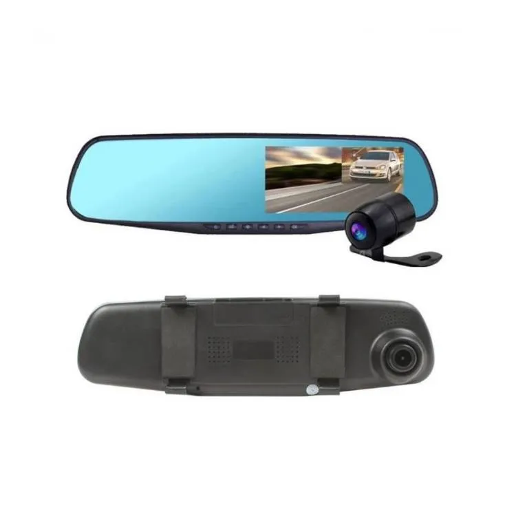 Car DVR Mirror DUAL Camera Front/Back 1080p Car DVR Mirror DUAL Camera Front/Back 1080p Image-2