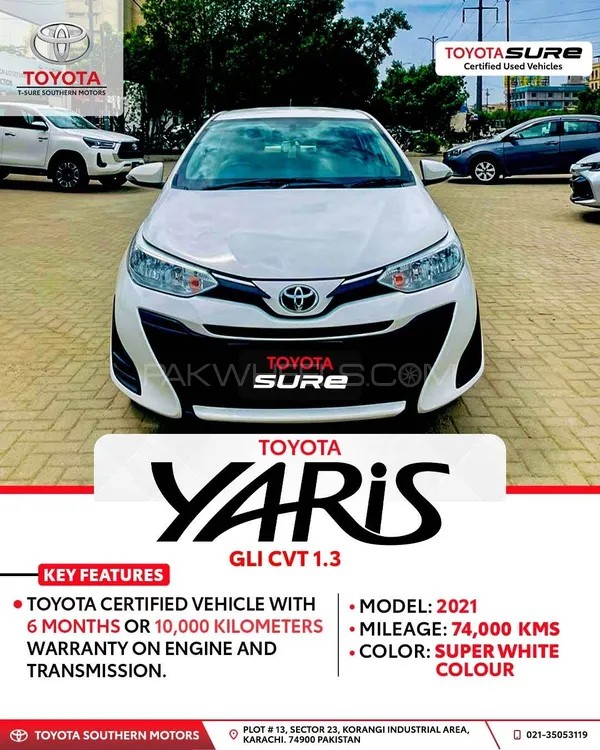 Toyota Yaris Sedan 2021 for Sale in Karachi Toyota Yaris Sedan 2021 for Sale in Karachi Image-1