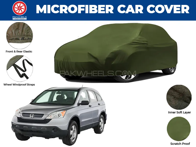 Honda CR-V  2007-2011 | Water Repellent and Anti Scratch Microfiber Car Top Cover Image-1