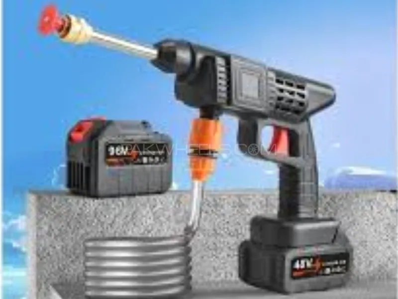 Rechargeable Cordless High-Pressure Car Washer – 48V Portable Power Cleaning Kit with Foam Bottle Rechargeable Cordless High-Pressure Car Washer – 48V Portable Power Cleaning Kit with Foam Bottle Image-4