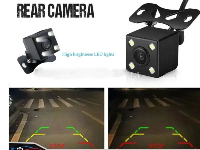 Universal Car Rear View Camera | 4 LED Backup Parking Camera | Waterproof & Wide Angle Universal Car Rear View Camera | 4 LED Backup Parking Camera | Waterproof & Wide Angle Image-2