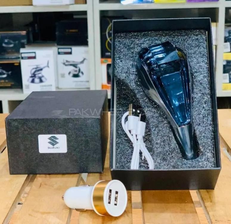 Crystal Gear Shift Head LED Illuminated Logo For Suzuki Crystal Gear Shift Head LED Illuminated Logo For Suzuki Image-3