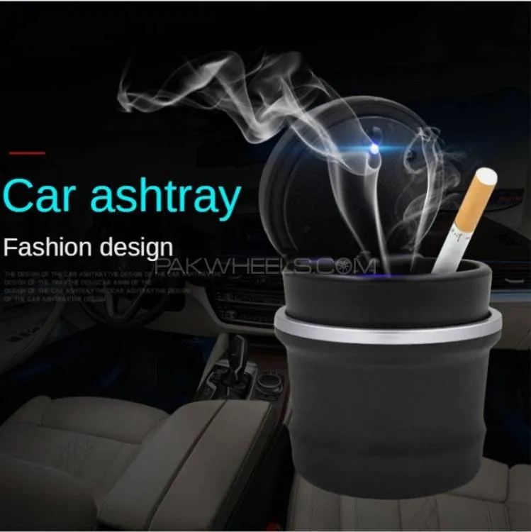 Multifunction Portable Car Led Ashtray Image-1