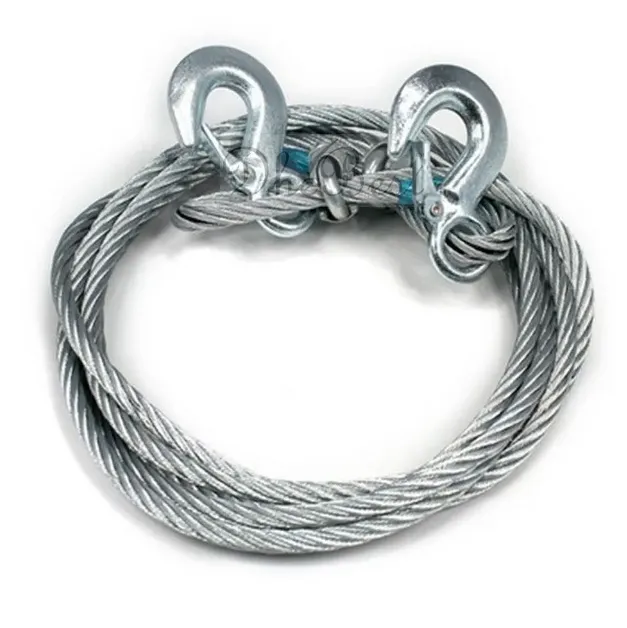 Stainless Steel Cable Tow Rope With Hook 10Ft Stainless Steel Cable Tow Rope With Hook 10Ft Image-2
