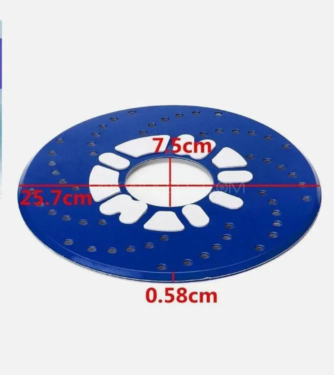 Universal Wheel Disc Brake Cover For Car Blue Color Universal Wheel Disc Brake Cover For Car Blue Color Image-4