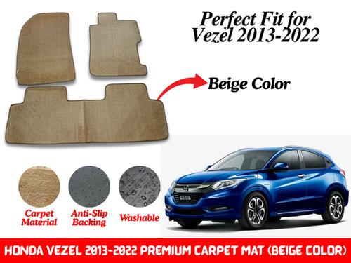Premium Quality Honda Vezel 2013-2022 Fitting Carpet Floor Mats (Beige) | Perfect Fit Mats Premium Quality Honda Vezel 2013-2022 Fitting Carpet Floor Mats (Beige) | Perfect Fit Mats