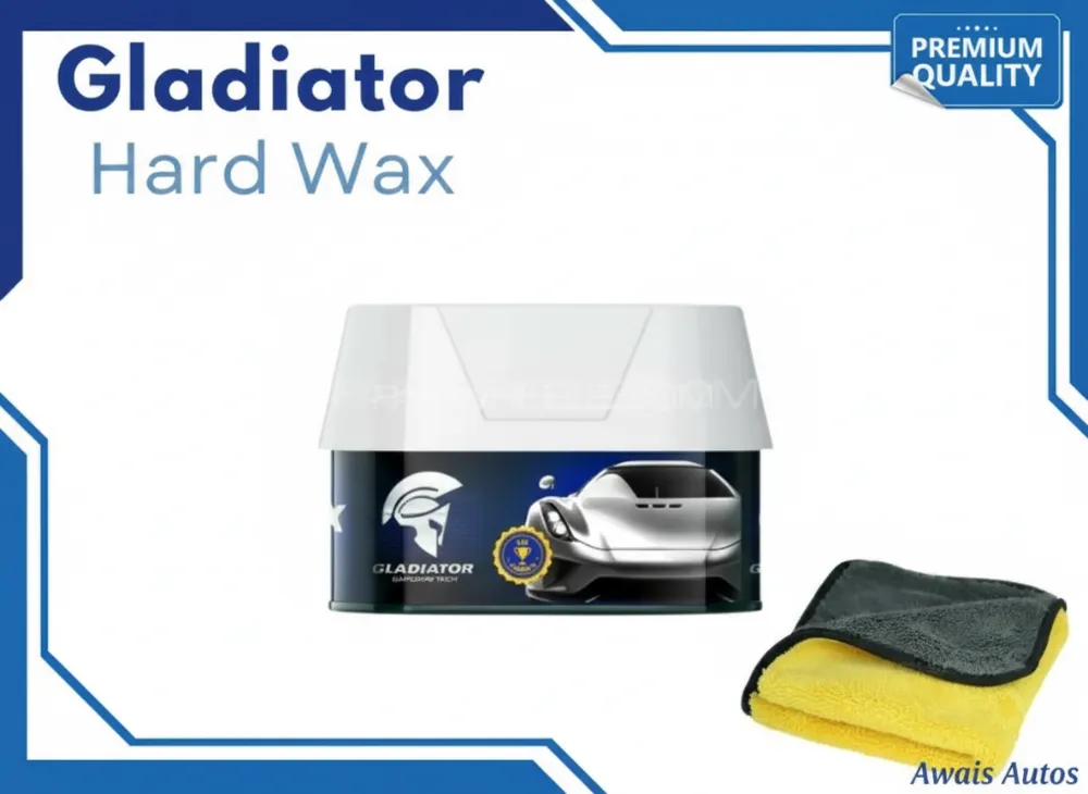 Gladiator Platinum Hard Wax 200g | Car Paint Protection | Deep Gloss & Long-Lasting Shine Image-1