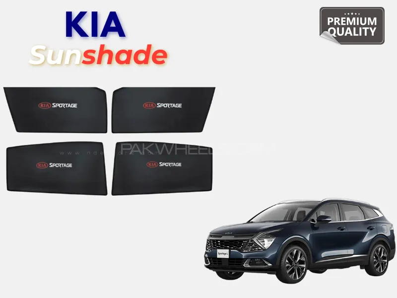 Kia Sportage Window Sun Shades | Custom-Fit UV & Heat Protection | Side & Rear Set Image-1