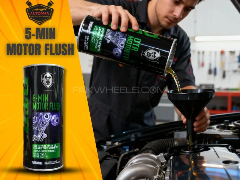 DTR 5-Min Motor Flush 443ml – Engine Cleaner & Sludge Remover | AutoManPK Image-1