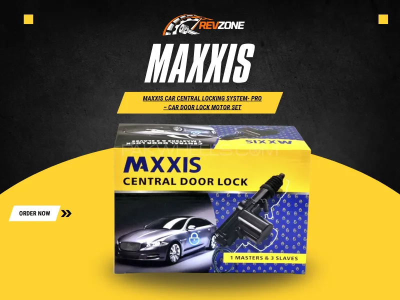 MAXXIS CAR CENTRAL LOCKING SYSTEM- PRO – CAR DOOR LOCK MOTOR SET Image-1