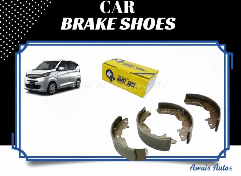 Mitsubishi EK X 2019–2025 Rear Brake Shoe Set – MK Japan OEM Quality, Durable & Reliable Performance Image-1