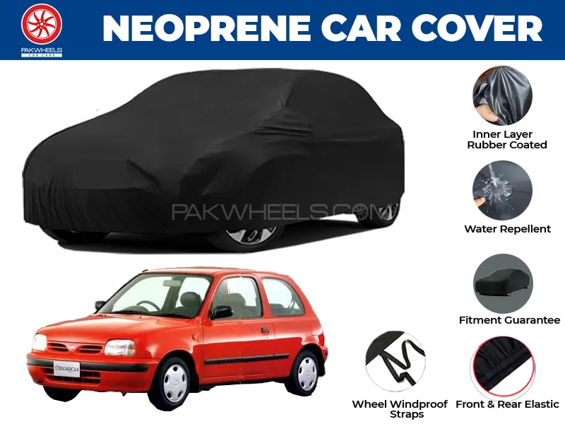 Nissan March 1992-2001 | Water Repellent Neoprene Car Cover Image-1