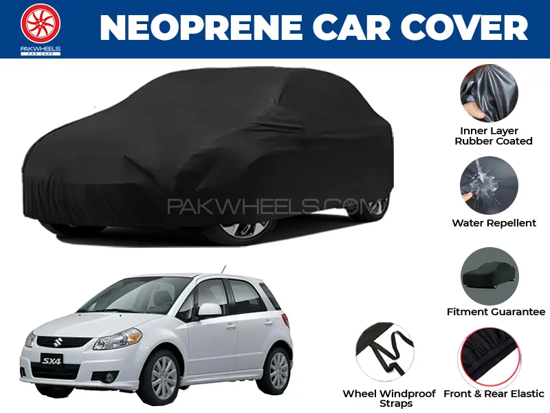 Suzuki SX4  2007-2014 | Water Repellent Neoprene Car Cover Image-1