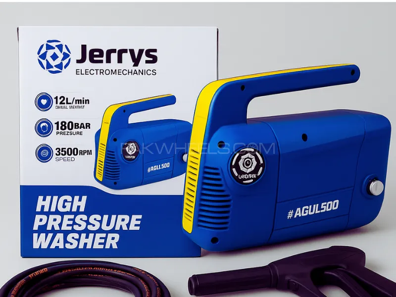 Jerrys German High Power Pressure Washer 1800W-180Bar-Solar & Car Wash  Image-1