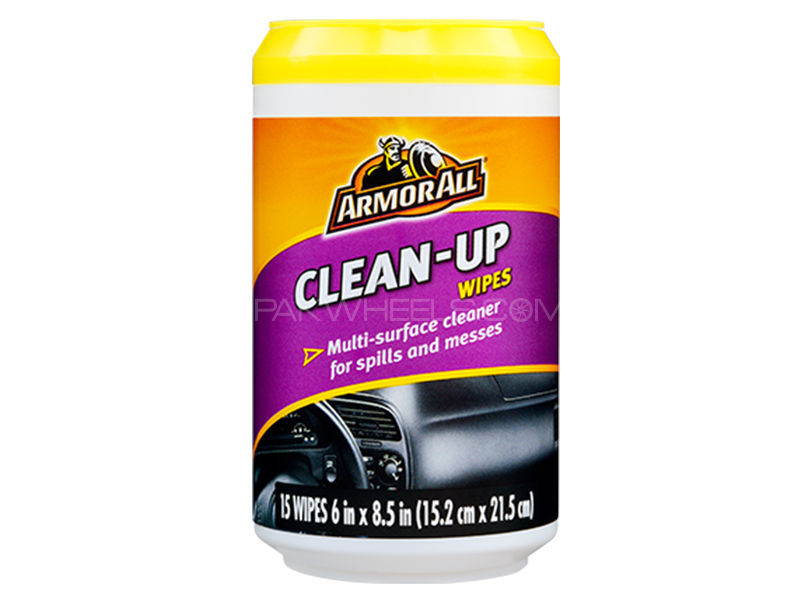 ArmorAll Clean Up Wipes - 15 Wipes Image-1