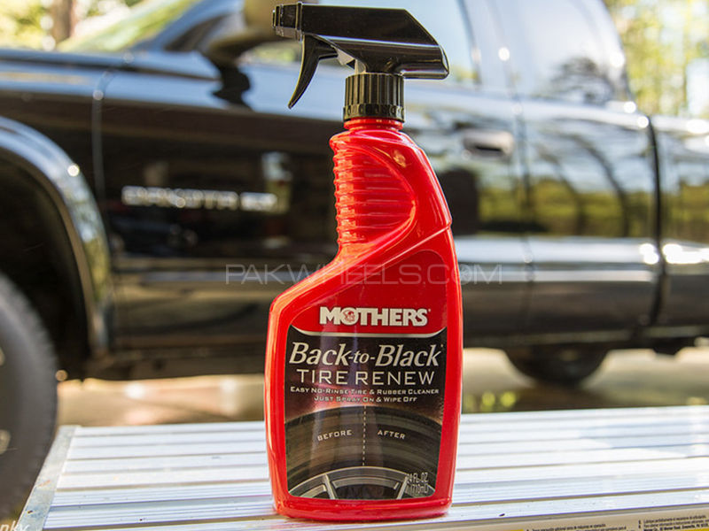 MOTHERS Back To Black Tire Renew Cleaner - 24Oz Image-1