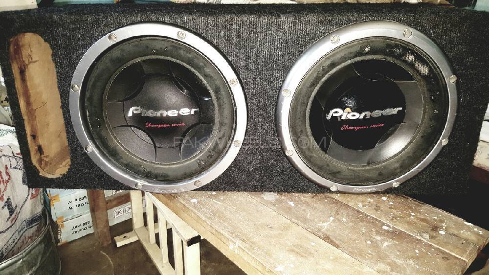 Pioneer woofers D2 and D4 with box Image-1