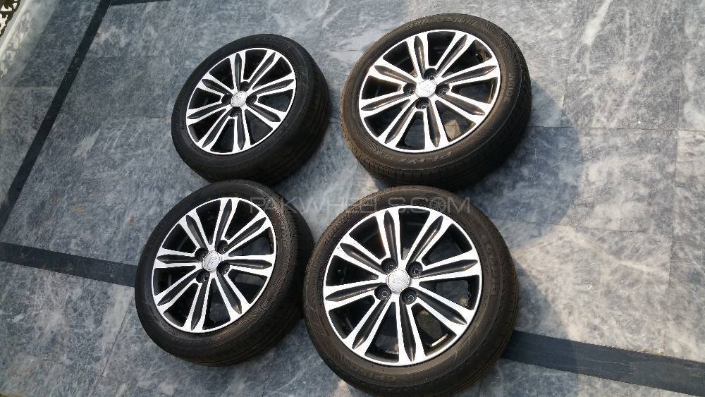 Japan import alloy wheels and tyre  Image-1