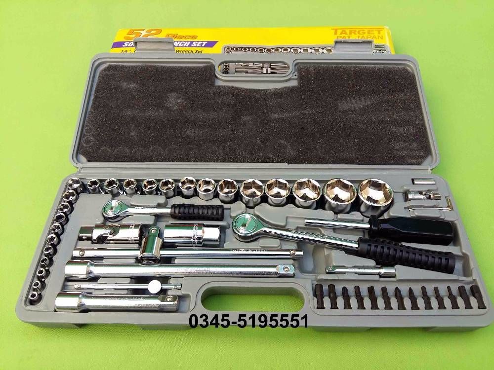 Brand New Original Japanese 52 Piece Tool kit Socket Wrench Set Image-1