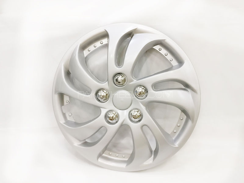  X8 Wheels Cover Universal 13" -03 Silver Image-1