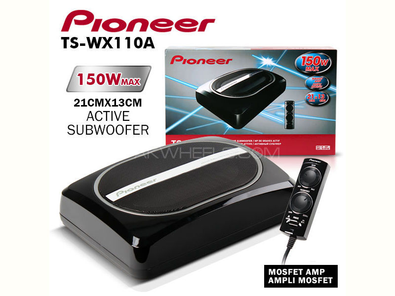 Pioneer Space Saving Under Seat Subwoofer - TS-WX110A Image-1