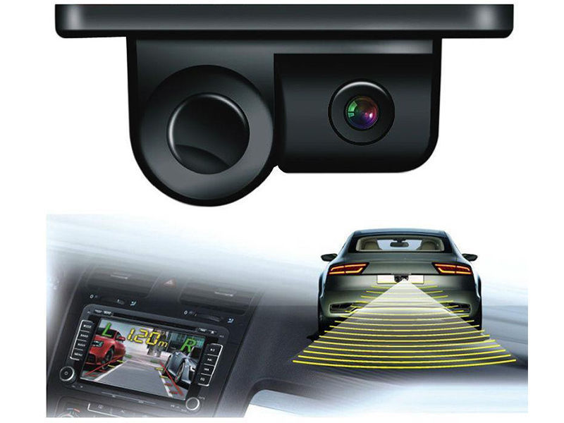 2 In 1 Parking Assistant Camera + Sensor With Buzzer  - TW Image-1