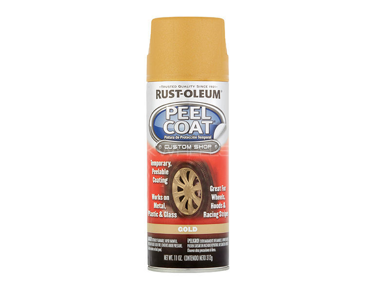 Rust-Oleum Peel Coat - Rubber Paint Gold Image-1
