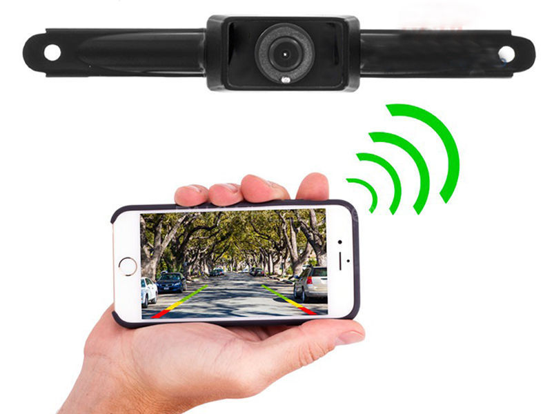 License Plate Backup Camera With WiFi And Smartphone Connectivity Image-1