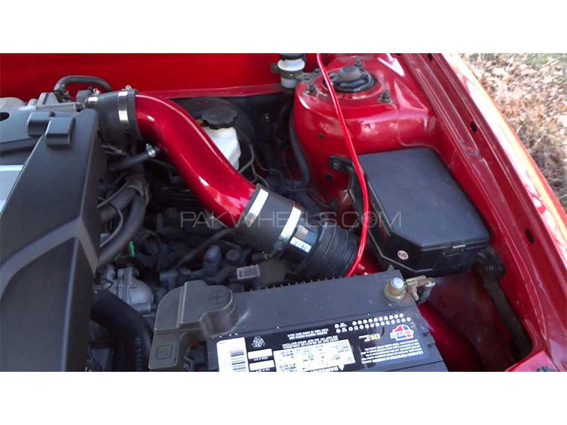Universal Air Intake Pipe Red - Large Image-1