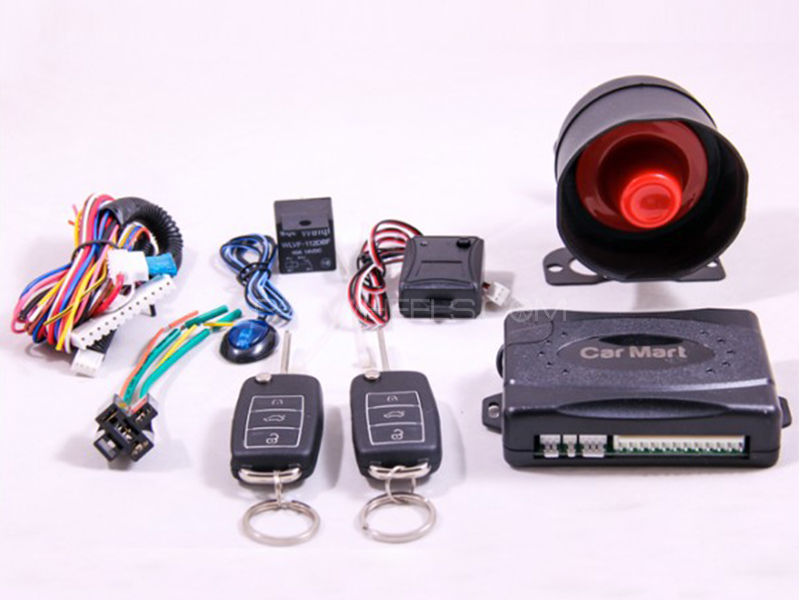 Universal Waterproof Jack Knife Car Alarm System - Black Image-1