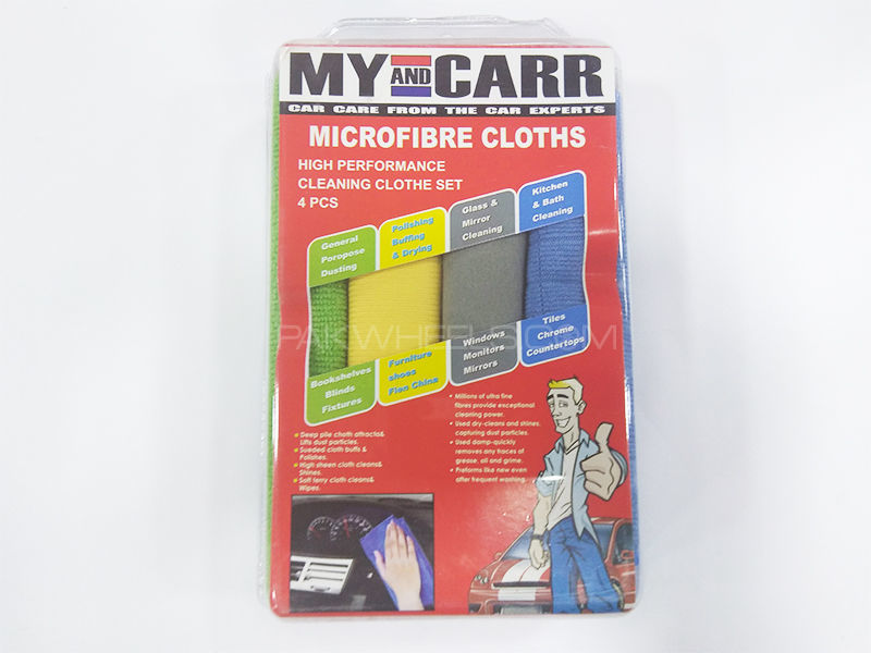 Microfibre Cloth 4 In 1 Image-1