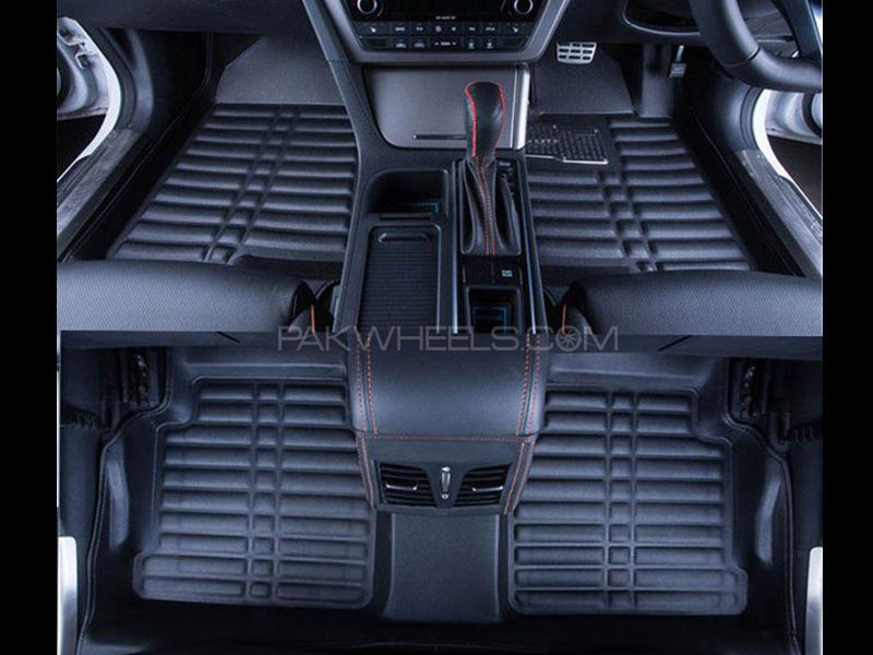 Toyota Fortuner 2017-2018 5D Floor Mats - Black Image-1