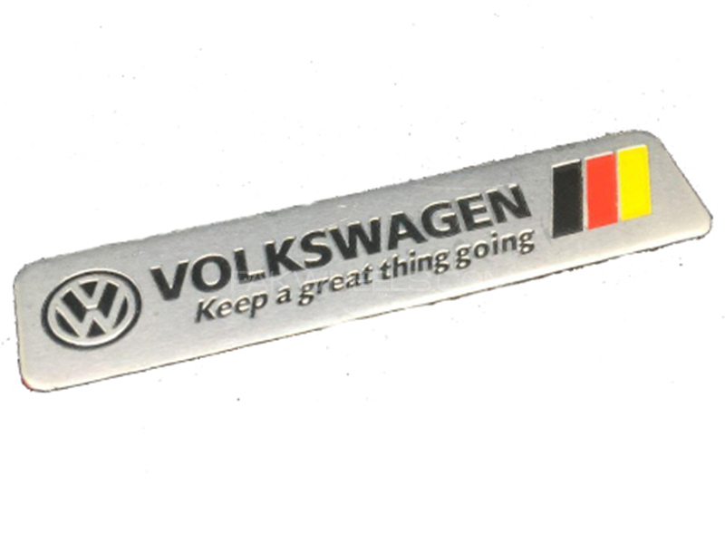 Volkswagen Trunk Metal Sticker  Image-1